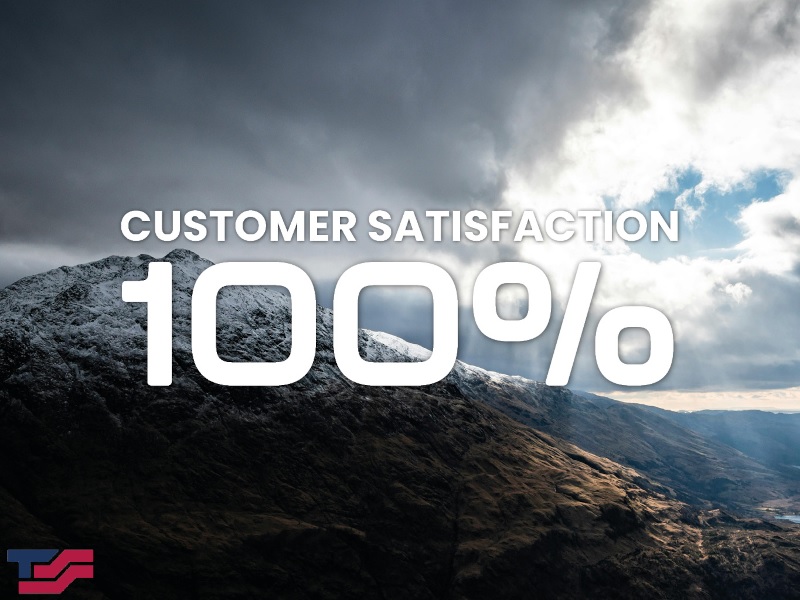 Customer Satisfaction 100%