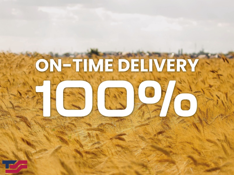 On Time Delivery 100%